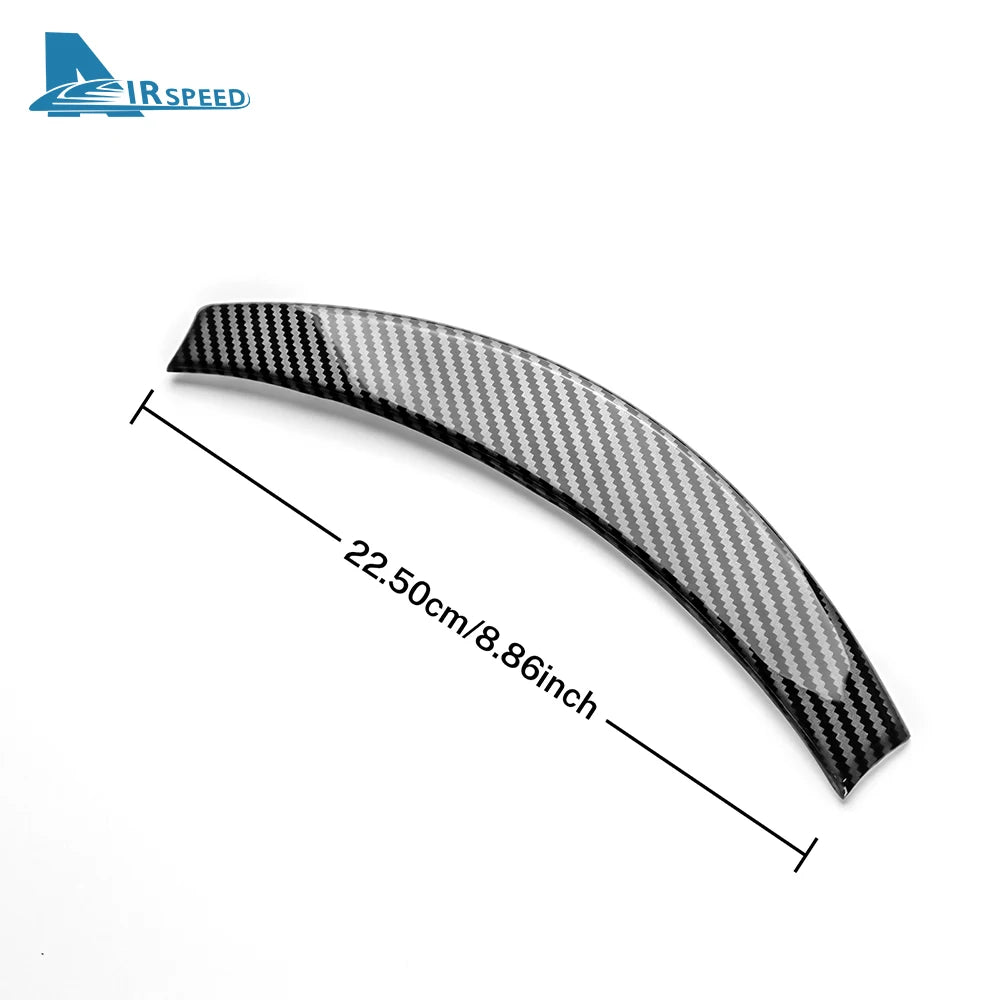 ABS Carbon Fiber Steering Wheel Frame Cover For Tesla Model 