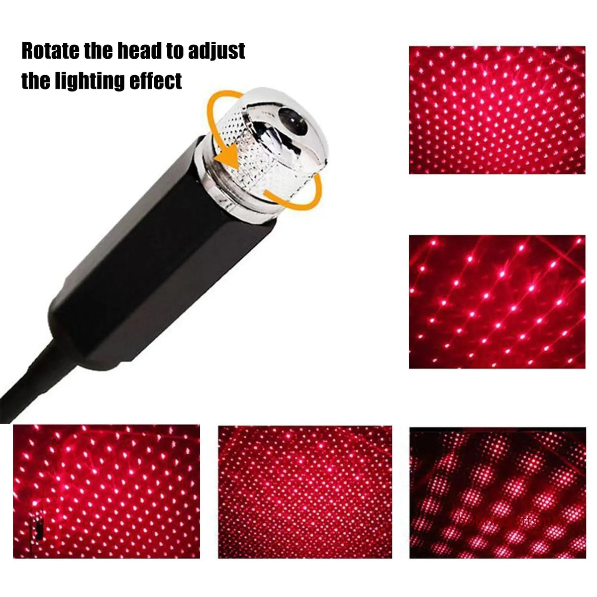 Mini LED Car Roof Star Night Light Projector Atmosphere Gala