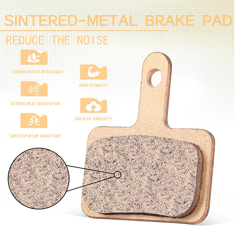 BUCKLOS Sintered-Metal MTB Brake Pads for B01S B05S Bicycle 