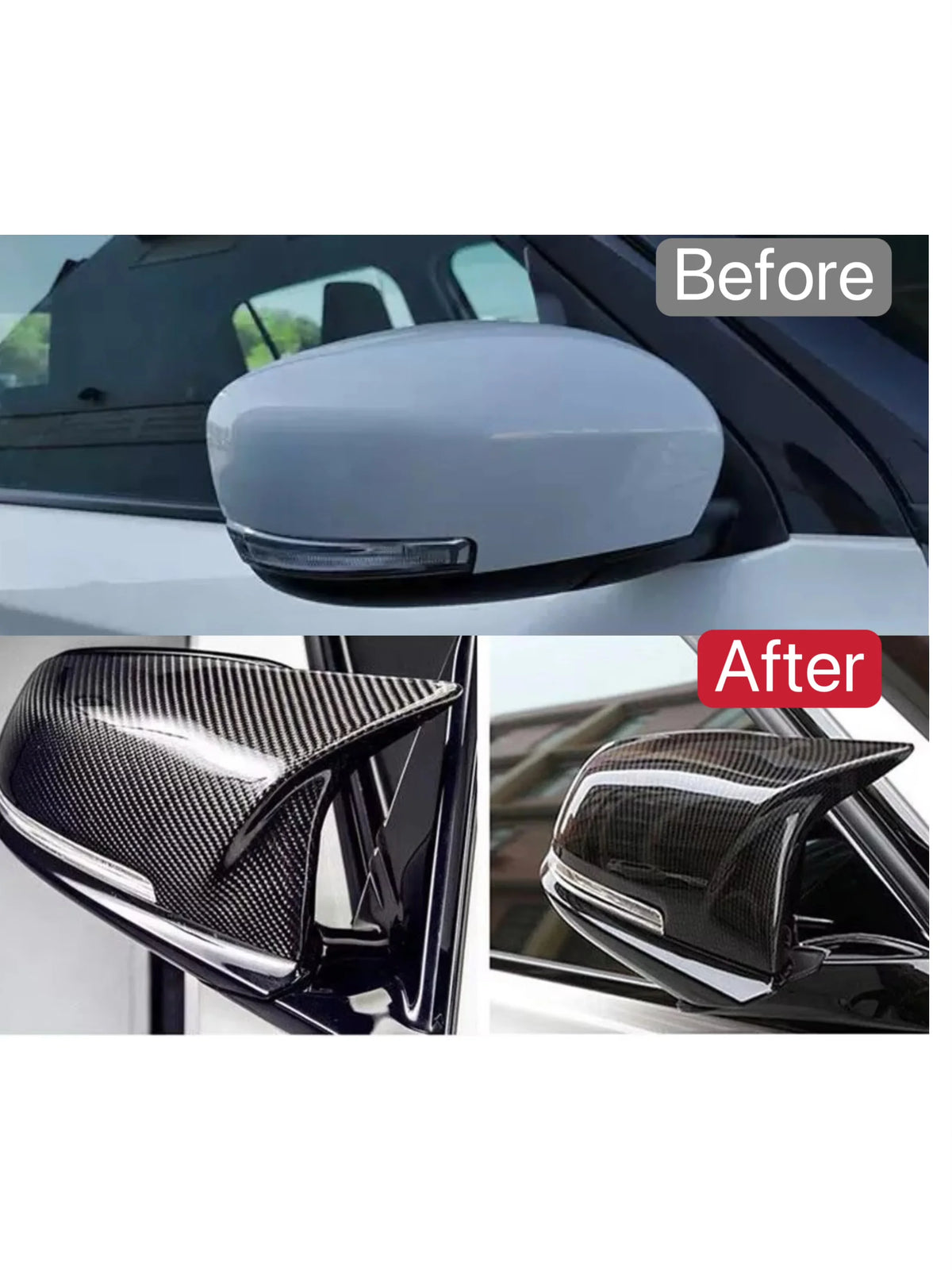 Car Rearview Side Mirror Cover Fit For Suzuki Swift 2018 201