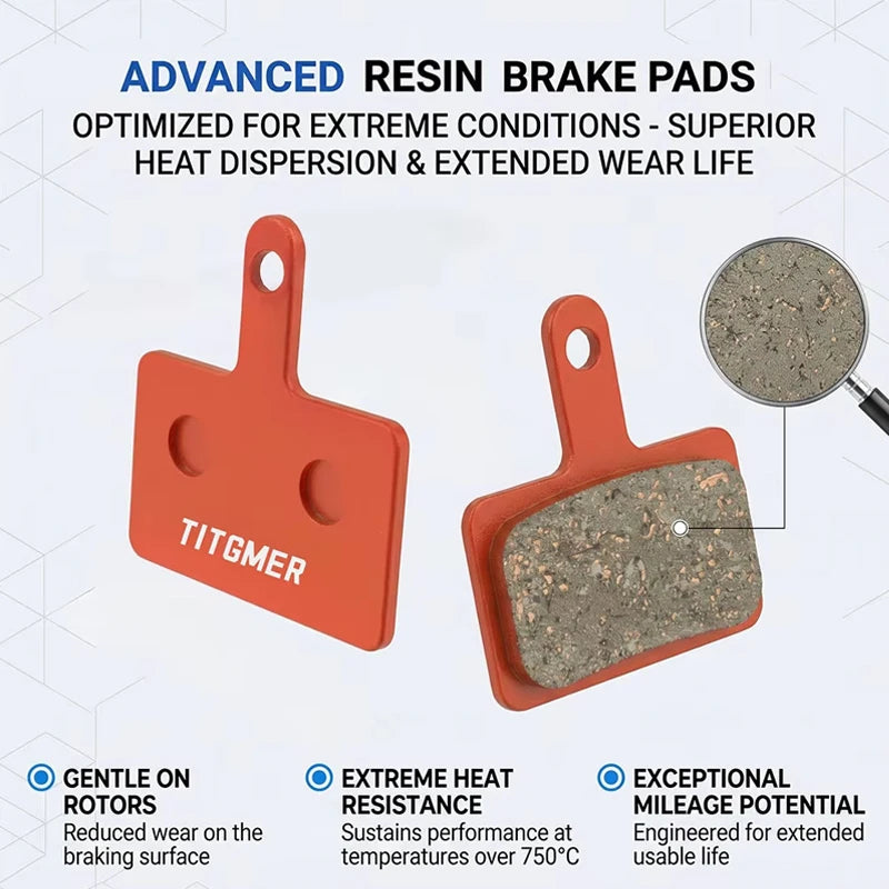 Resin Disc Brake Pads for Shimano B01s B05s MT200 M315 Mt410
