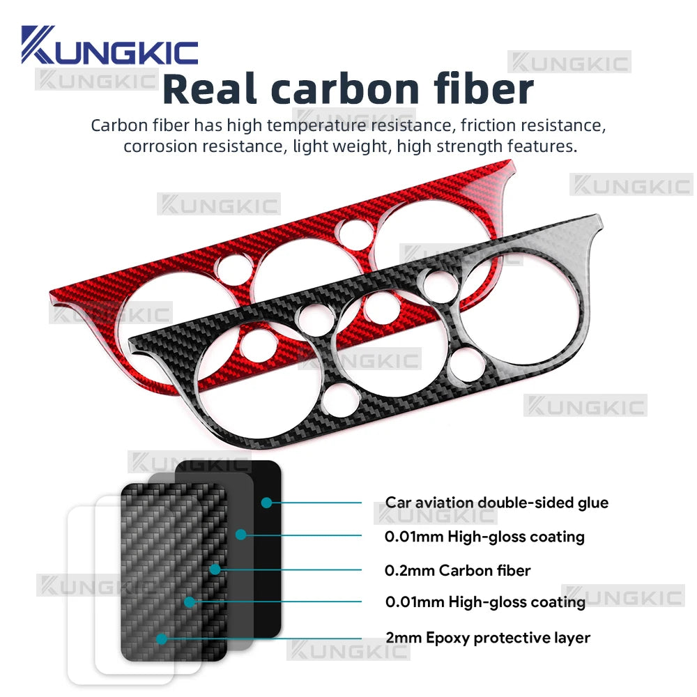 Real Soft Carbon Fiber Sticker For Suzuki Swift ZC31S 2005 2