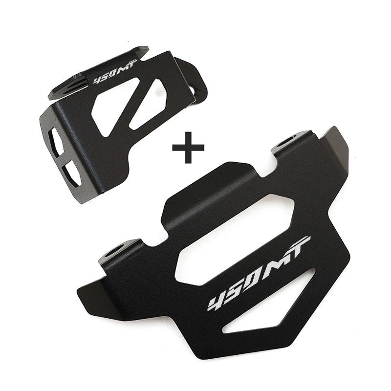 MOTO CF For CFMOTO 450MT 450 MT MT450 Motorcycle Accessories CNC Front Brake Caliper Guard Rear Brake Fluid Reservoir Cover