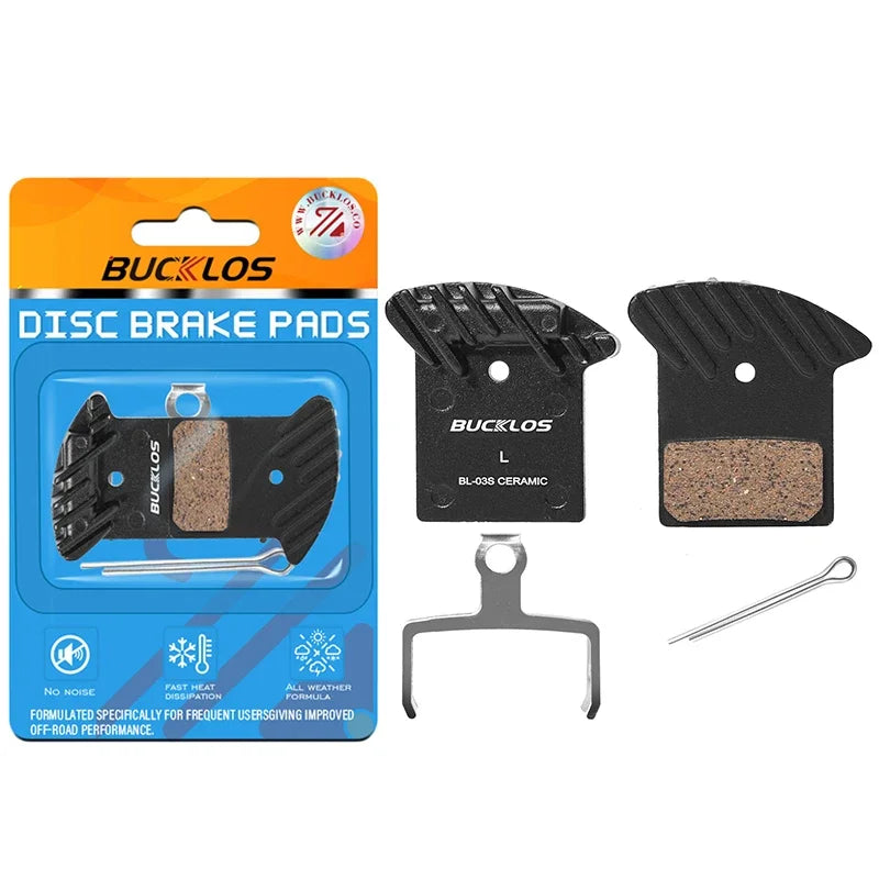 BUCKLOS Bike Brake Pads Fit NUTT Hydraulic Disc Brakes Ceramic Road Mountain Bicycle Brake Pad MTB Disc Brake Pads Cycling Parts