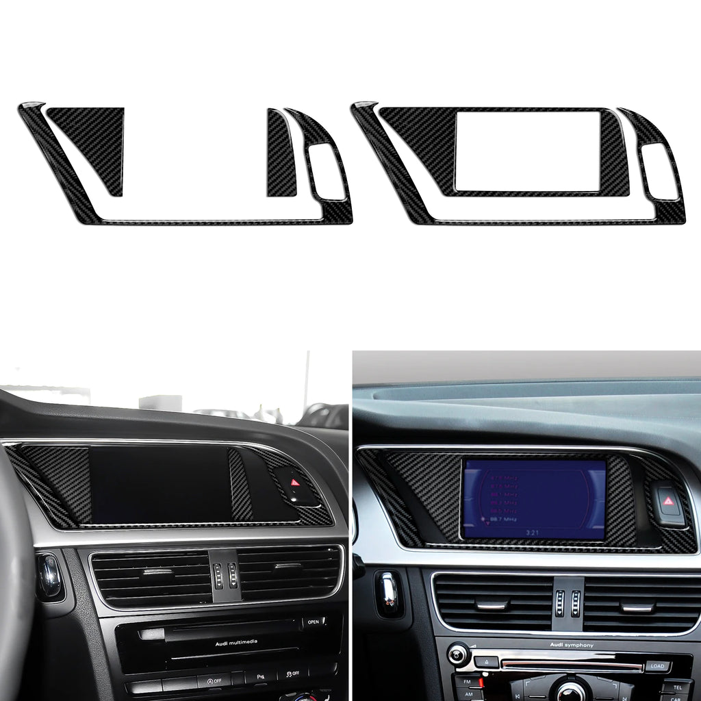 Car Center Console Gear Shift Panel Set For Audi A4 S4 RS4 A