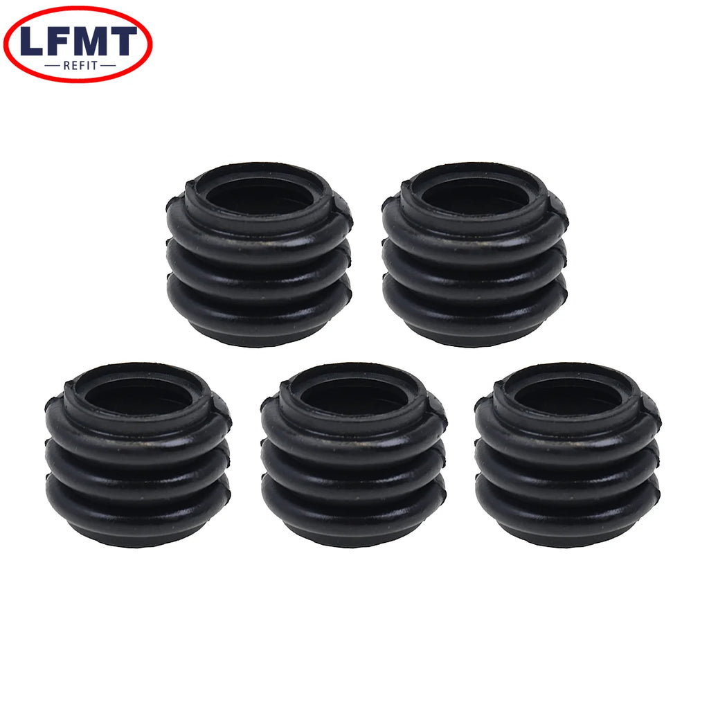 10/5 sets Brake Upper Lower Pump Caliper Shock Absorber Sleeve Dust Cover Rubber Disc Waterproof Cap for Motorcycle Scooter Bike