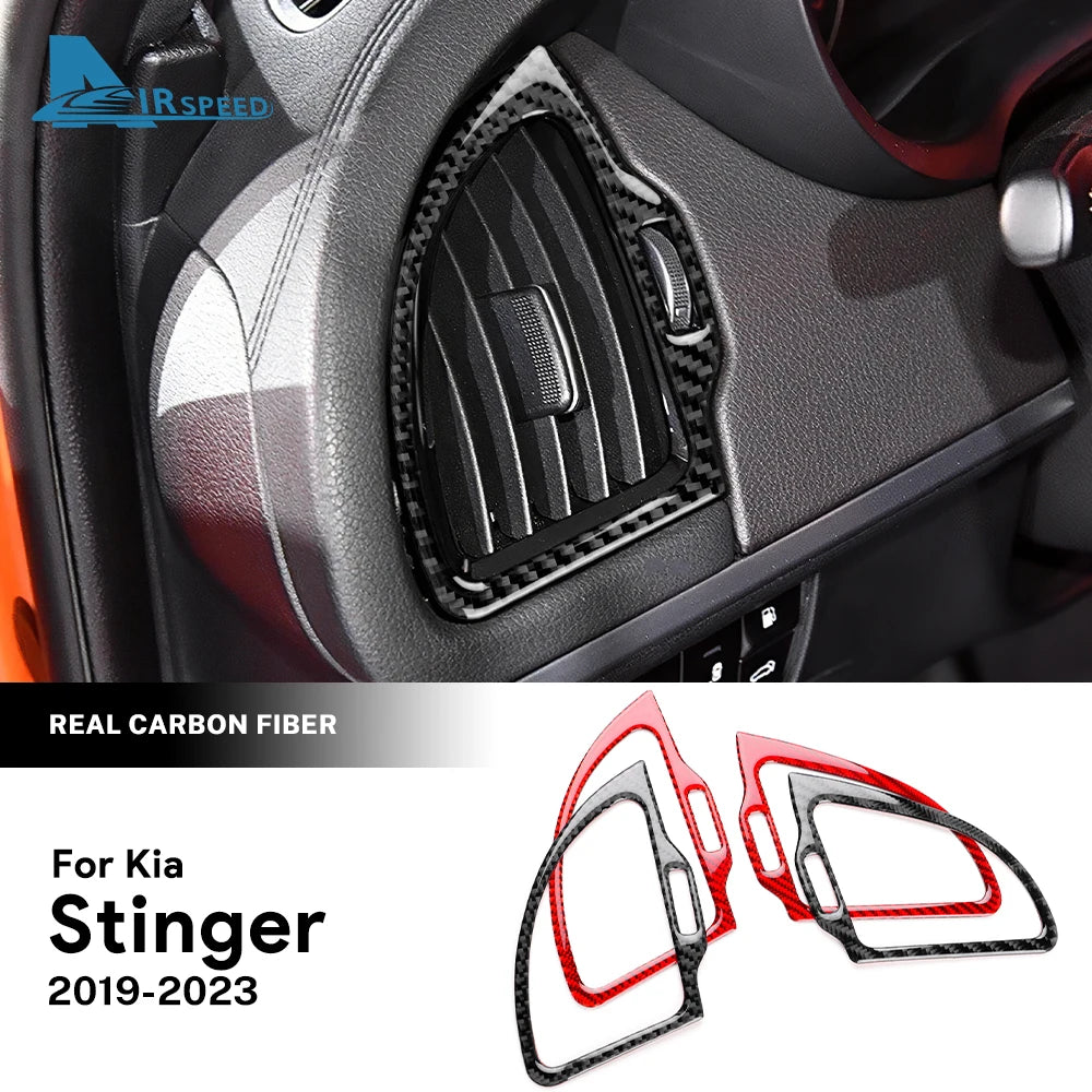 For Kia Stinger 2019 2020 2021 2022 2023 Real Soft Carbon Fi