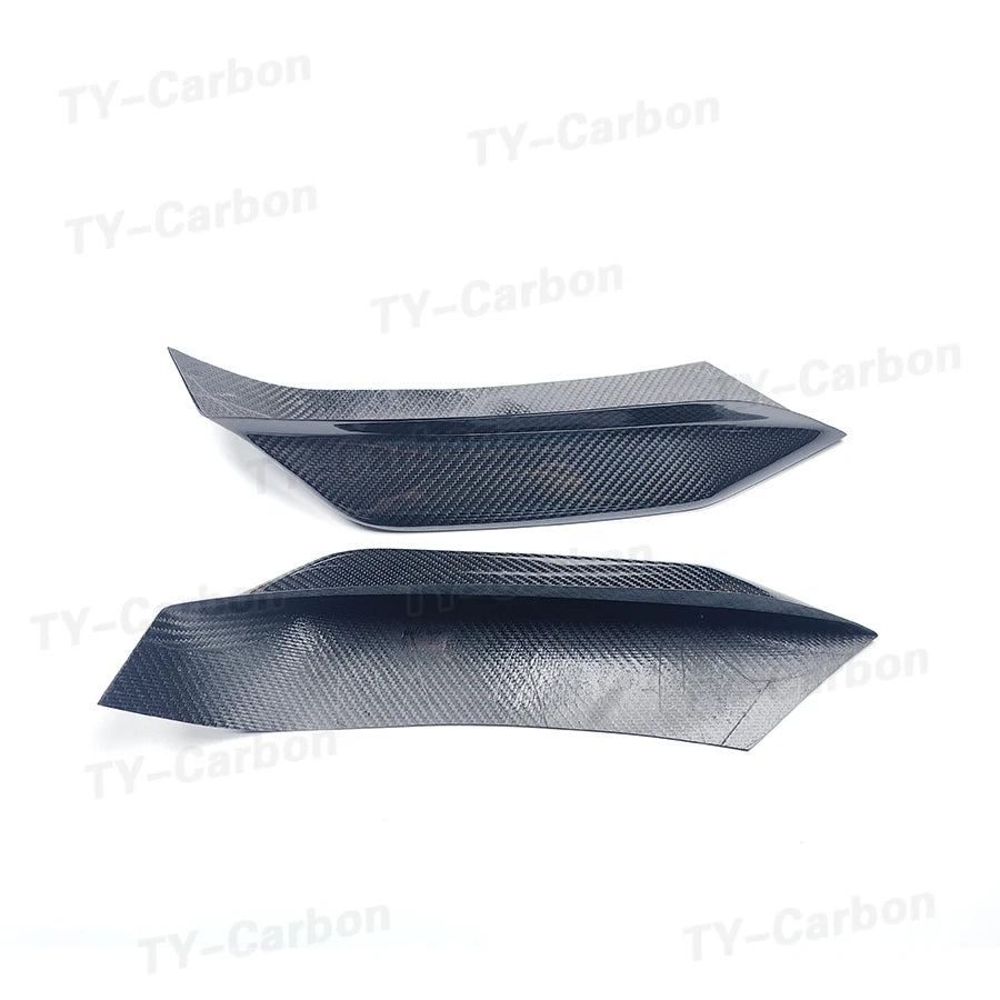 Dry Carbon Fiber Car Front Bumper Splitters For BMW F80 M3 F