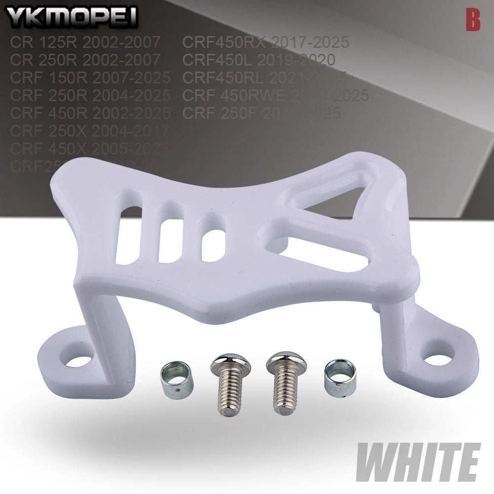 YK Motorcycles Rear Brake Caliper Cover Guards For HONDA CR 125R 2002-2007 CRF 250F 2019-2025 Dirt Pit Bike Motocross Accesories