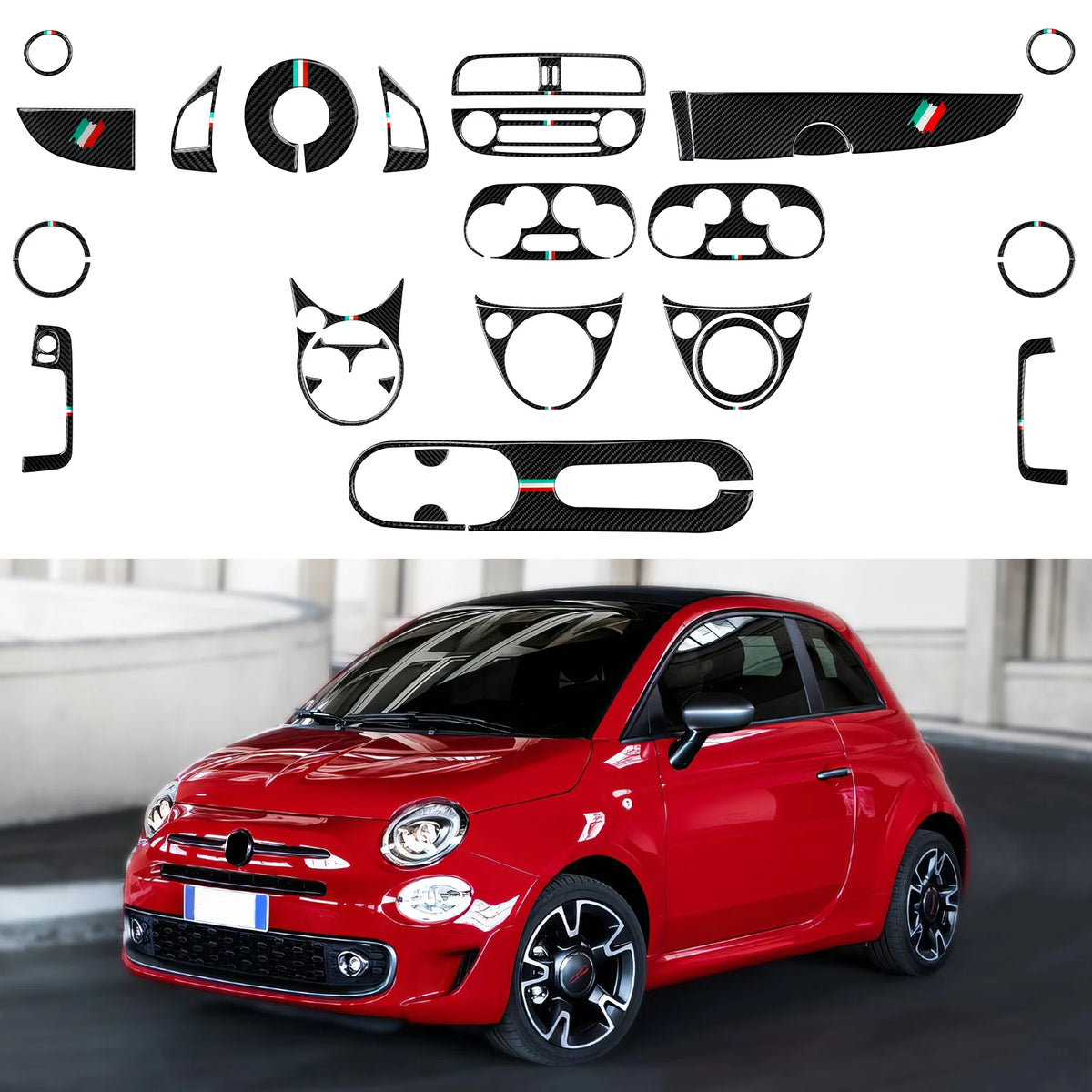 Car Center Console Gear Shift Panel Trim Accessories For Fia