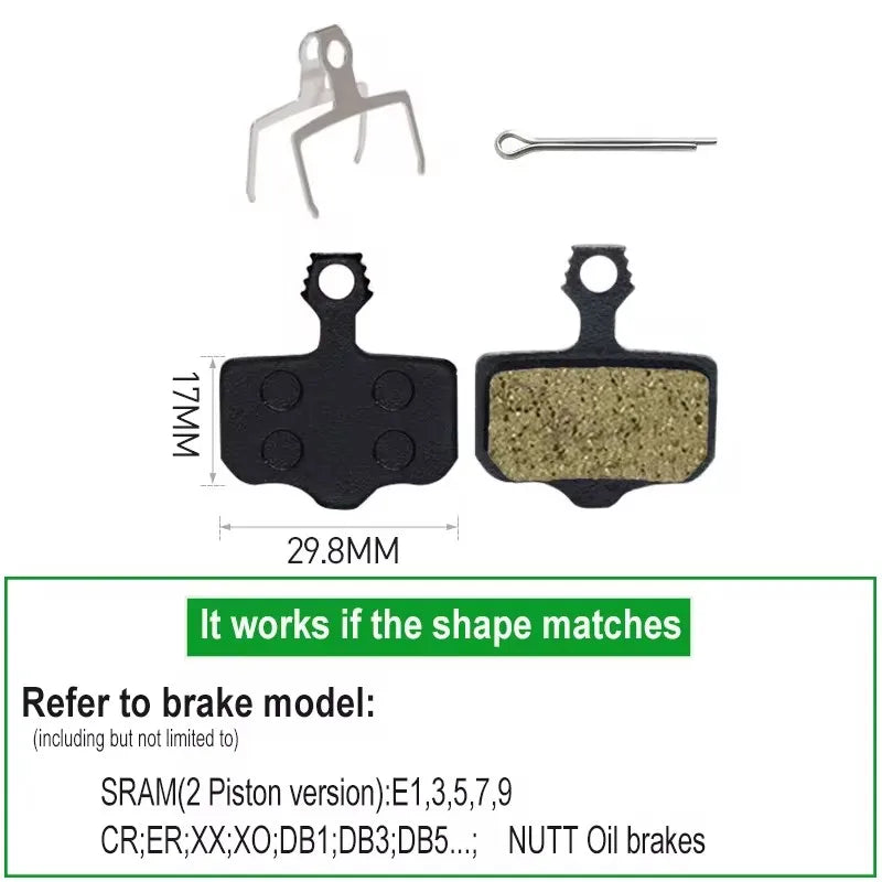 10/20Pairs Bicycle Disc Resin Brake Pads Fit for Avid Elixir
