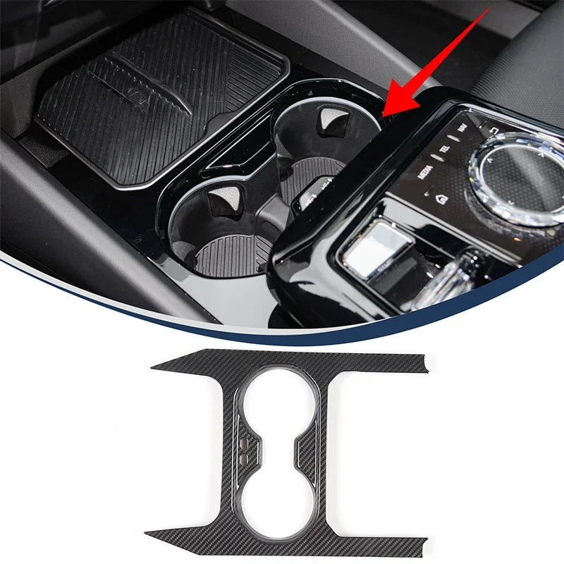 For BMW 5 Series G60 2024 Center Console Real Carbon Fiber C