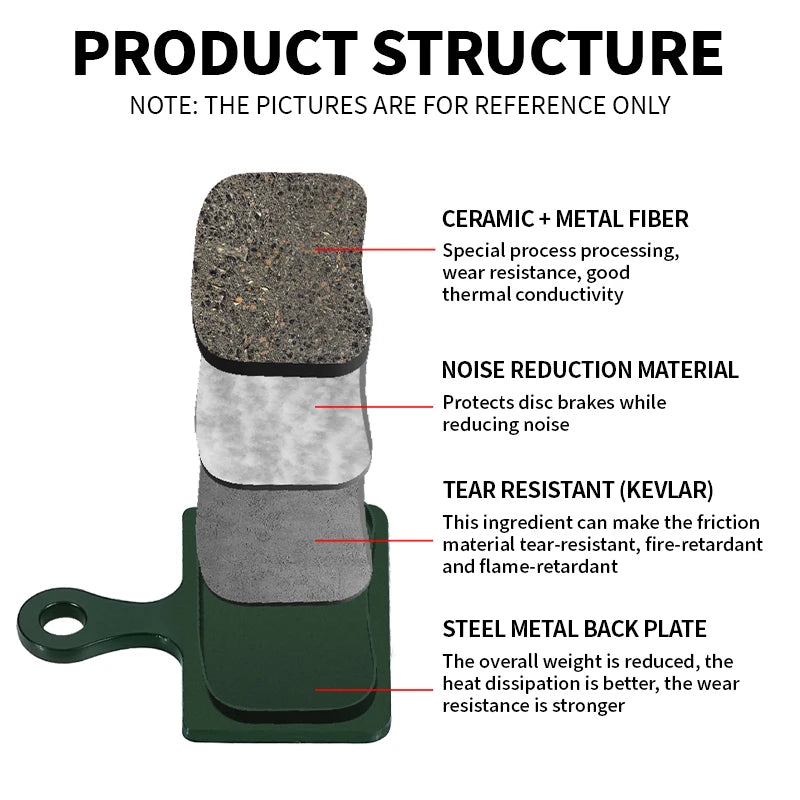 BUCKLOS Ceramic Hydarulic Disc Brake Pads For SHIMANO K05S K