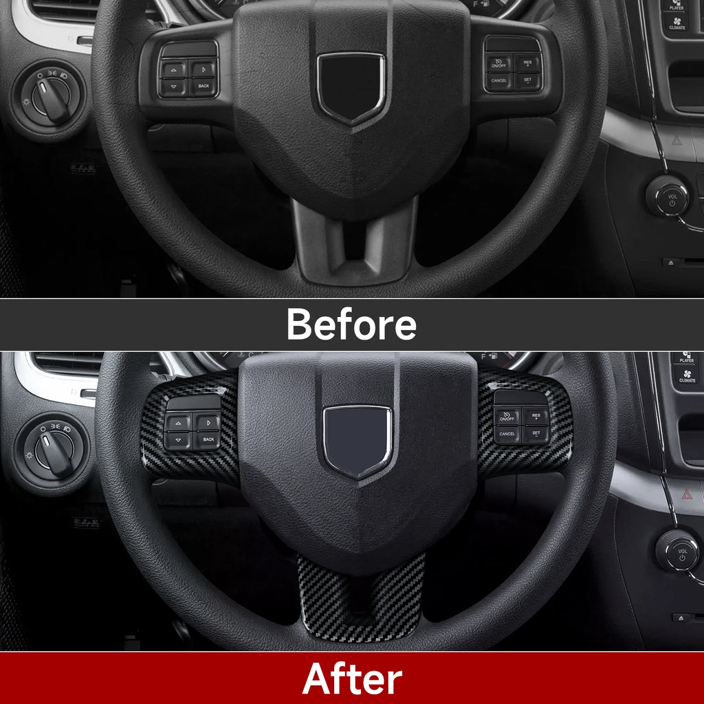 Car Steering Wheel Panel ABS Trim For Dodge Charger Challeng