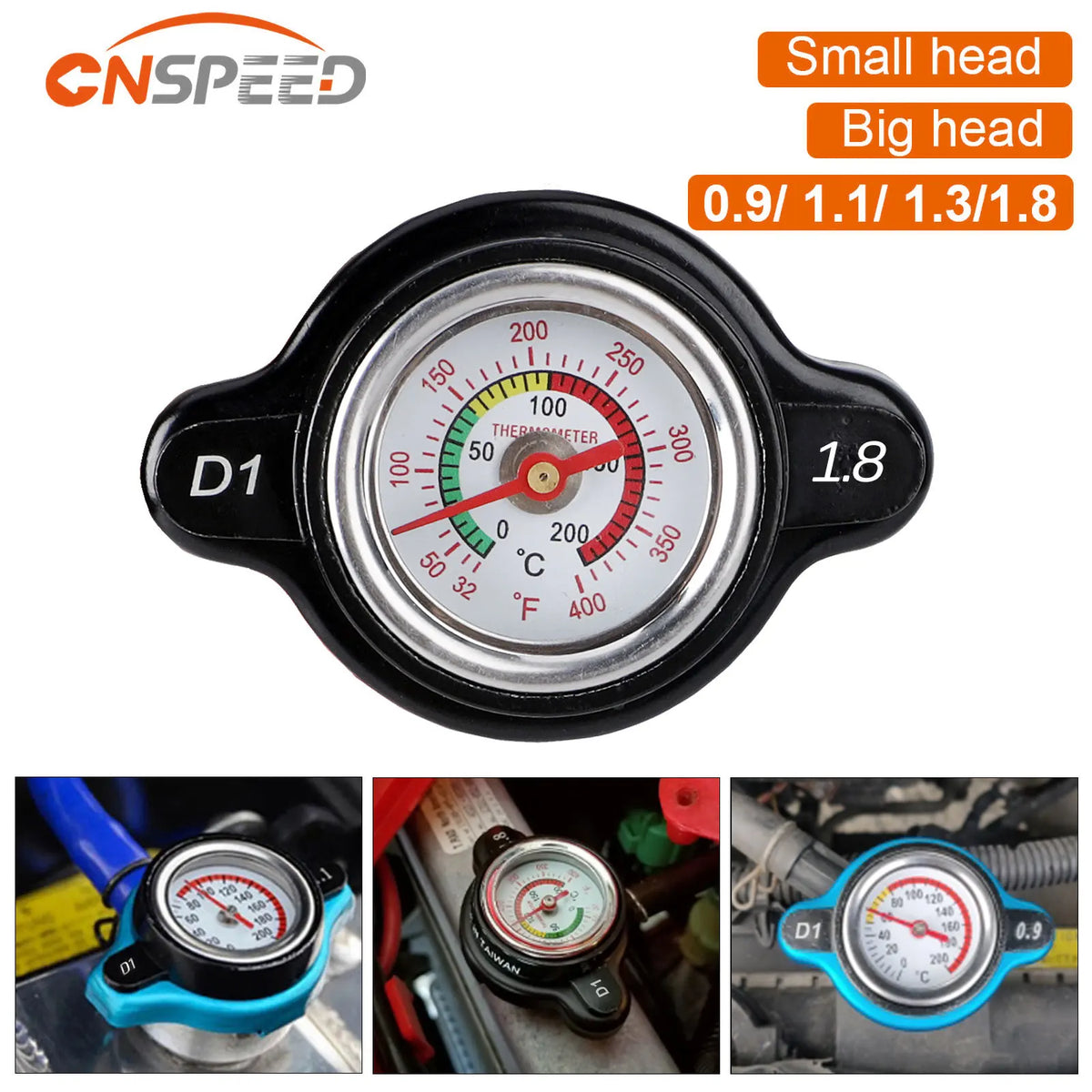 For Motorcycles Car Racing Radiator Cap Tank Cover Head Ther