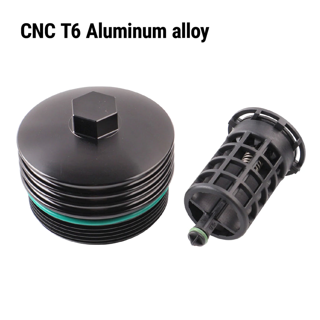 PIKBUK Aluminum BILLET OIL FILTER HOUSING FOR N20 N26 N52 N5