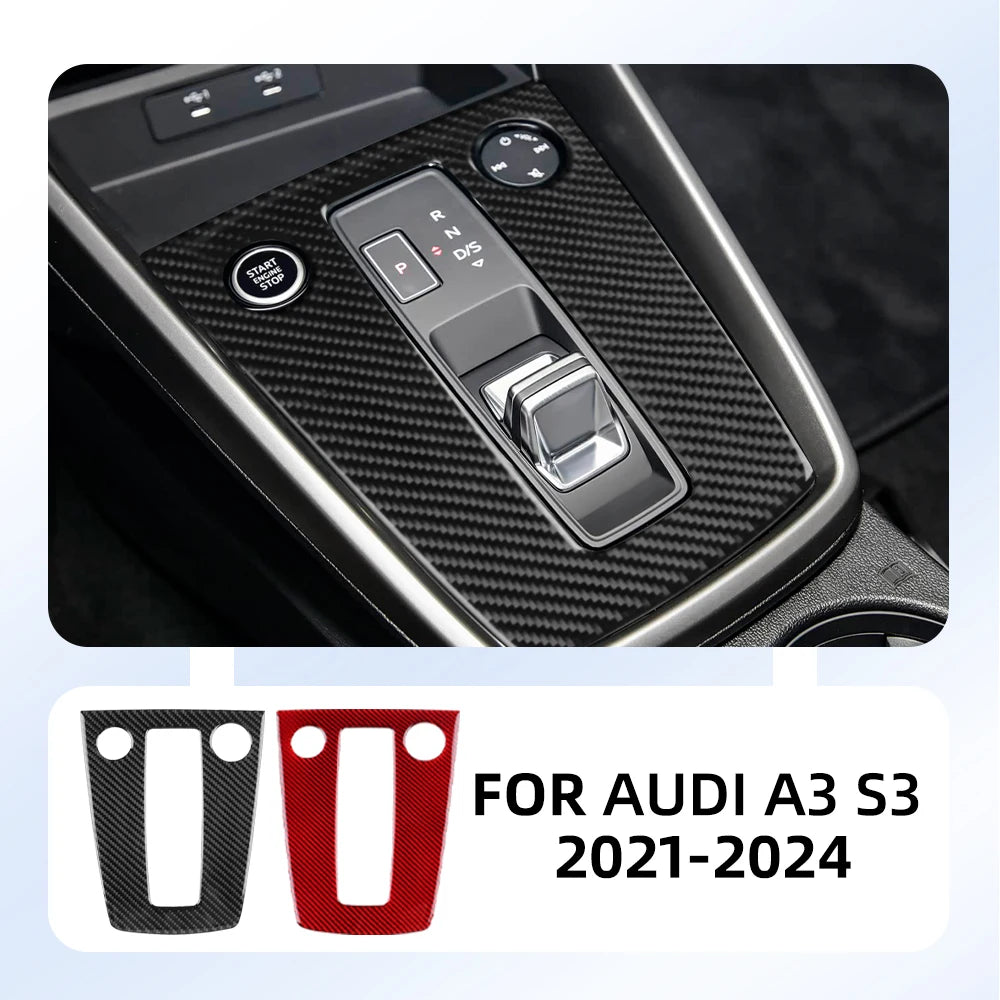 Real Soft Carbon Fiber Sticker for Audi A3 S3 8Y 2021 2022 2