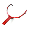 For BMW F Series Steering Wheel Carbon Fiber Trim Cover For 