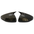 Rear View Mirror Cover For Volkswagen For VW Polo Mk6 AW GTI 2018-2021 OX Horn Car Caps Shell Trim Carbon Fiber Look Exterior