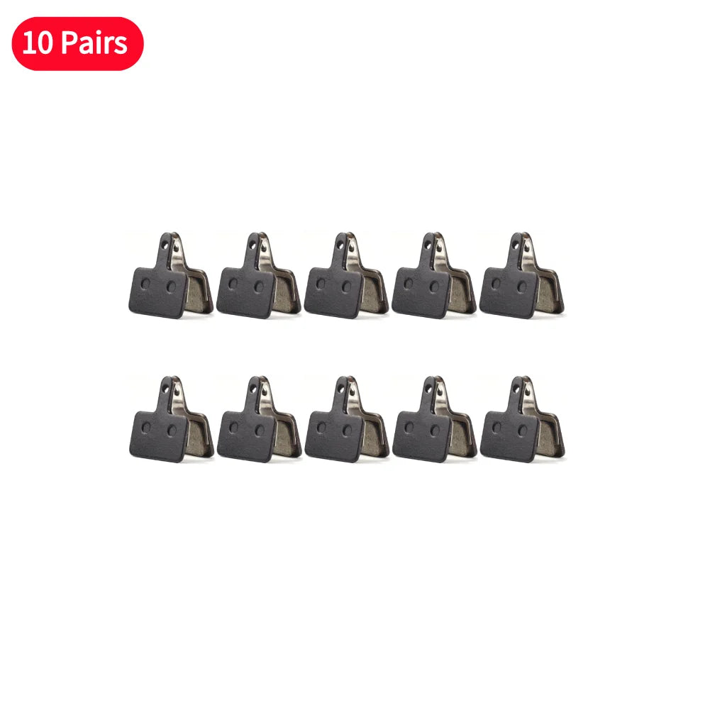 10/15/20/30/40/50 Pairs MTB Road Bicycle Disc Brake Pads for SHIMANO M375 M445 M446 Resin Semi-Metallic Cycling Brake Pad Parts