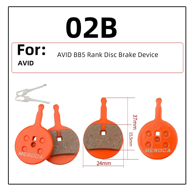 Bicycle Resin Brake Pad Mtb For Shimano M375 M445 Mt200 Bb5 Bb7 Mountain Road Bike Hydraulic Disc Brake Pads