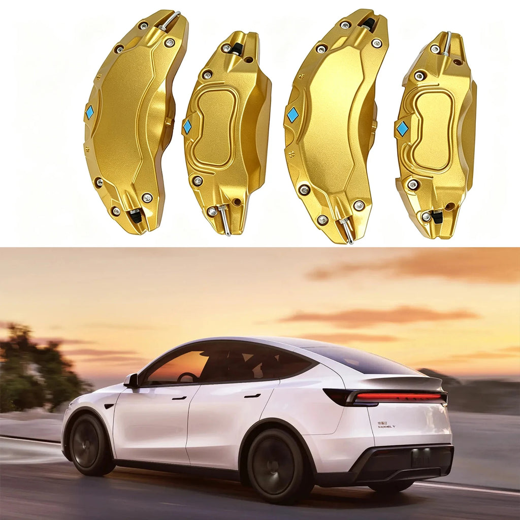 Brake Caliper Cover For Tesla Model Y YL Juniper 2026 Accessories AWD RWD 19 20 Inch Wheel with Decals for USA Canda