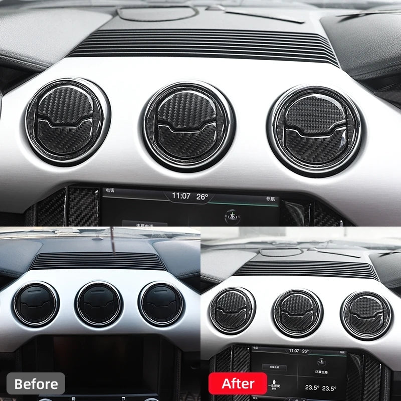 For Ford Mustang GT 2015-2021 Accessories Carbon Fiber Car C