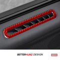 For Ford Mustang GT 2024 2025- Carbon Fiber Car Interior Doo