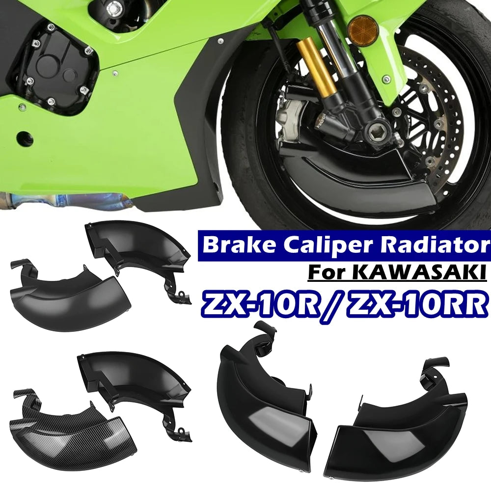 Brake Caliper Radiator Air Ducts Brake Disc Cooler For KAWAS