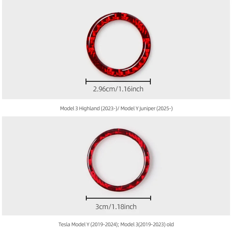 For Tesla 2019- Model 3 Highland 2024 Model Y Juniper Carbon