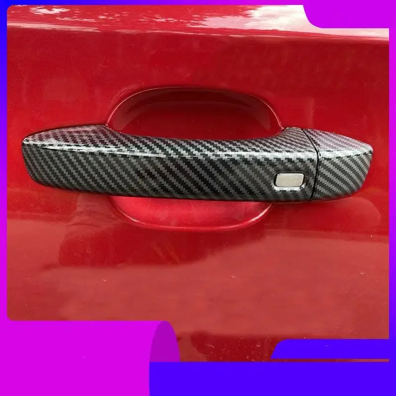 For MG ZS 2017 2018 2019 2020 2021 2022 Carbon Fiber Chrome 