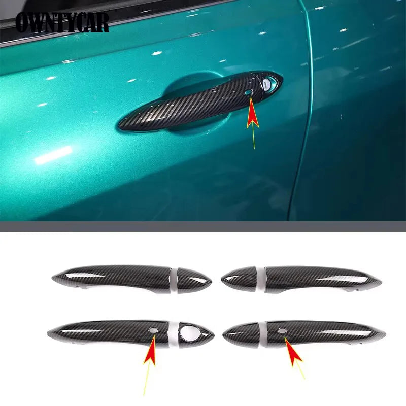 ABS Carbon Fiber For Alfa Romeo Stelvio 2017-2020 Car Interior Trim Sticker Accessories Car Modification Car Styling