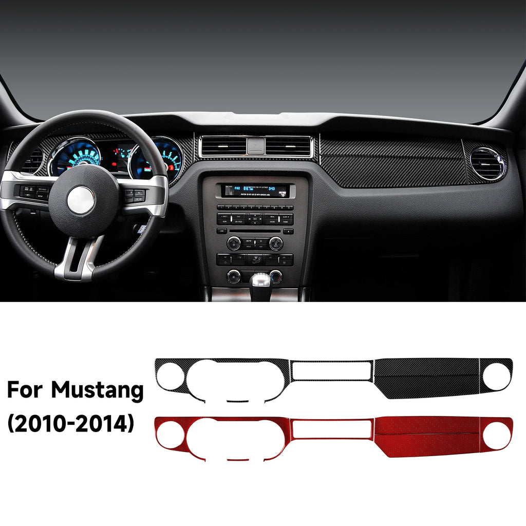 For Ford Mustang GT Shelby (2010-2014) Carbon Fiber Interior