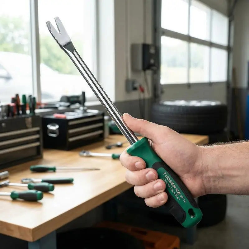 Auto Door Panel Clip Remover Tool Durable Steel Pry Bar Kit 