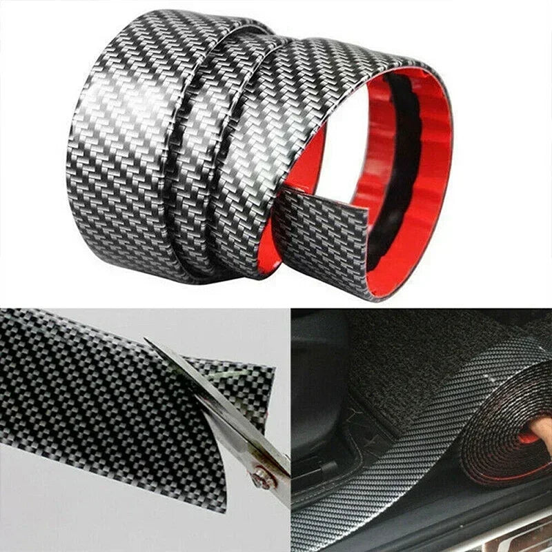 Carbon Fiber Universal Car Sticker Bumper Step Protection St