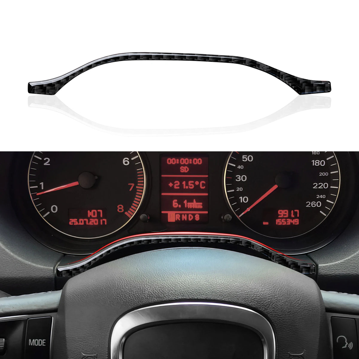 Car Center Console Gear Shift Panel Window Lift Carbon Fiber Interior Sticker For Audi A3 S3 RS3 (2003-2012) Trim Accessories
