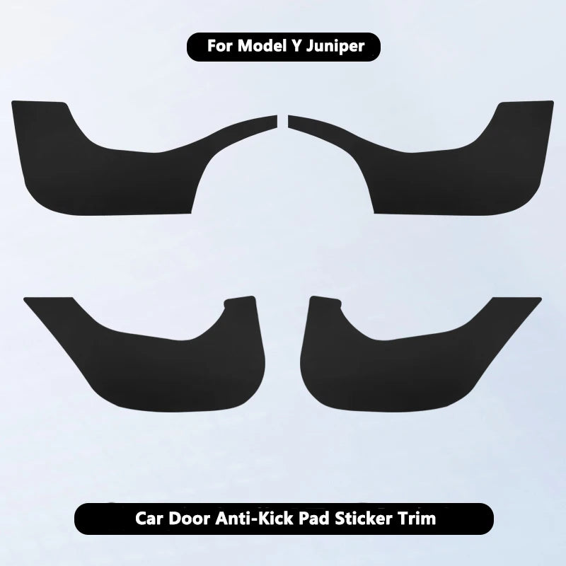 Car Door Anti-Kick Pad For Tesla Model Y Juniper 2025 Leathe