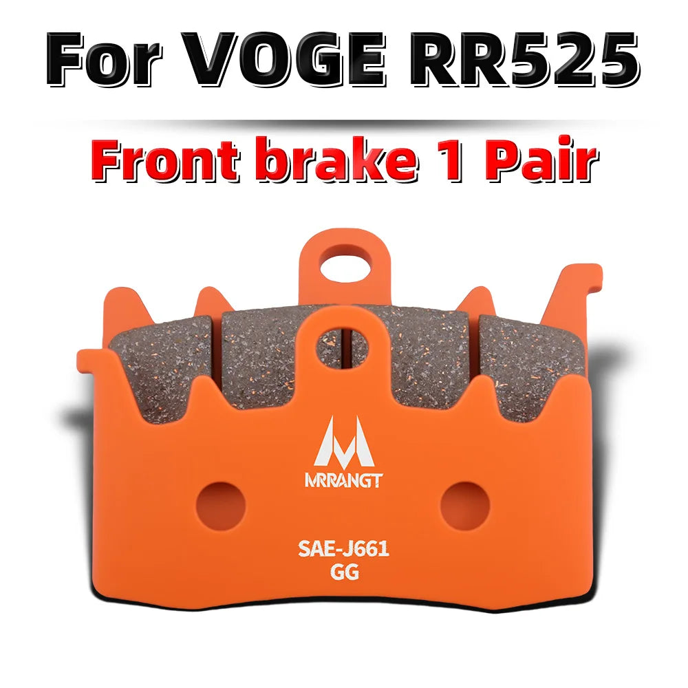 MRRANGT Motorcycle High Performance Ceramic Brake Pads Set Fit For VOGE DS525X DS625X DS900X RR660S RR525
