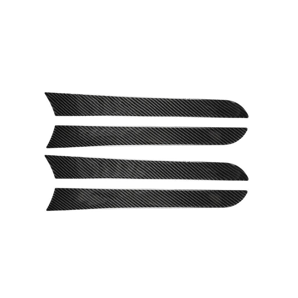 Carbon Fiber Window Door Panel Trim Cover For Audi A4 B8 A5 2010 2011 2012 2013 2014 2015 2016 Car Interior Styling Accessories