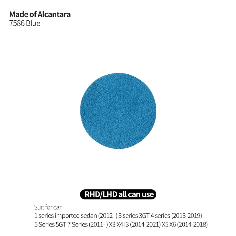Top Suede For BMW 1er F20 F21 F40 3er F30 F31 F35 3GT Car Multimedia Button Trim Sticker Anti Scratch Auto Interior Accessories