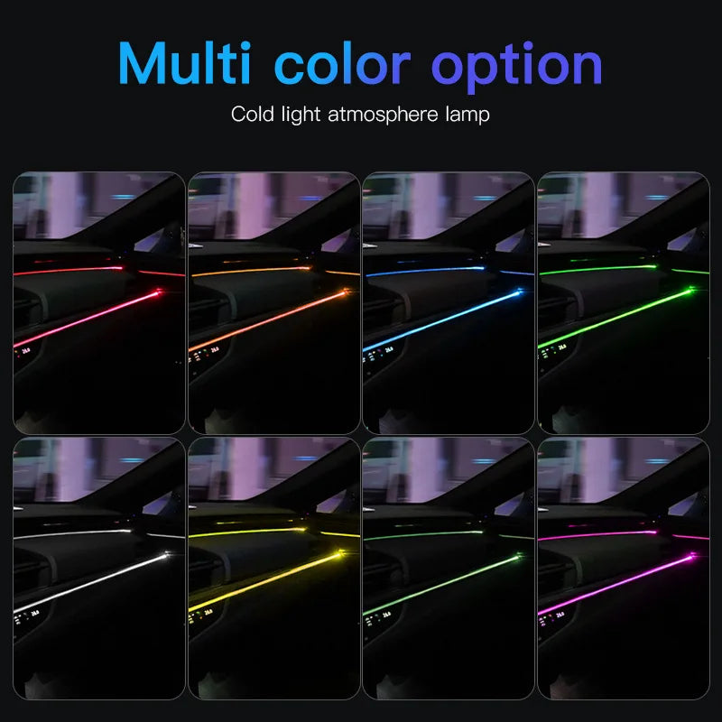 1/2/3/4/5M Car Interior Led Decorative Lamp EL Wiring Neon S