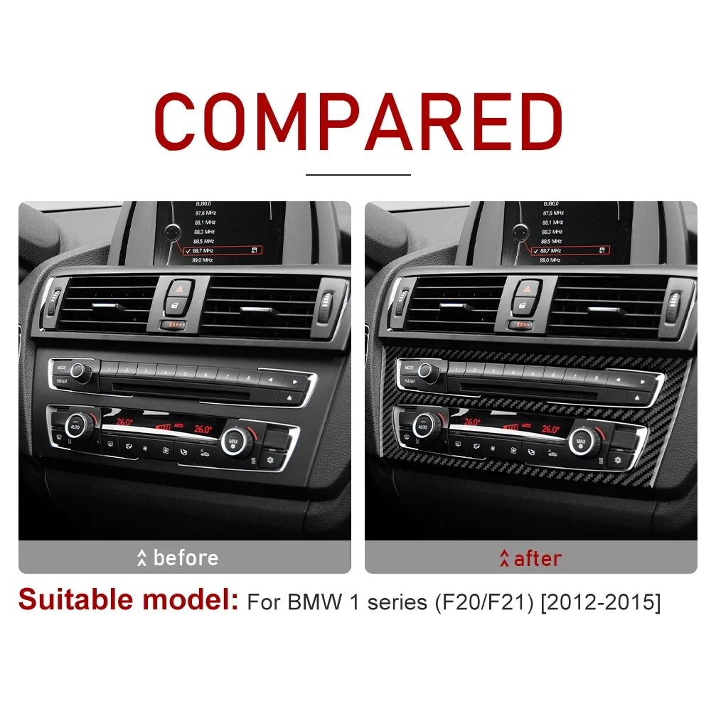 For BMW 1 2 Series F20 F21 F22 F23 Carbon Fiber Car Control 