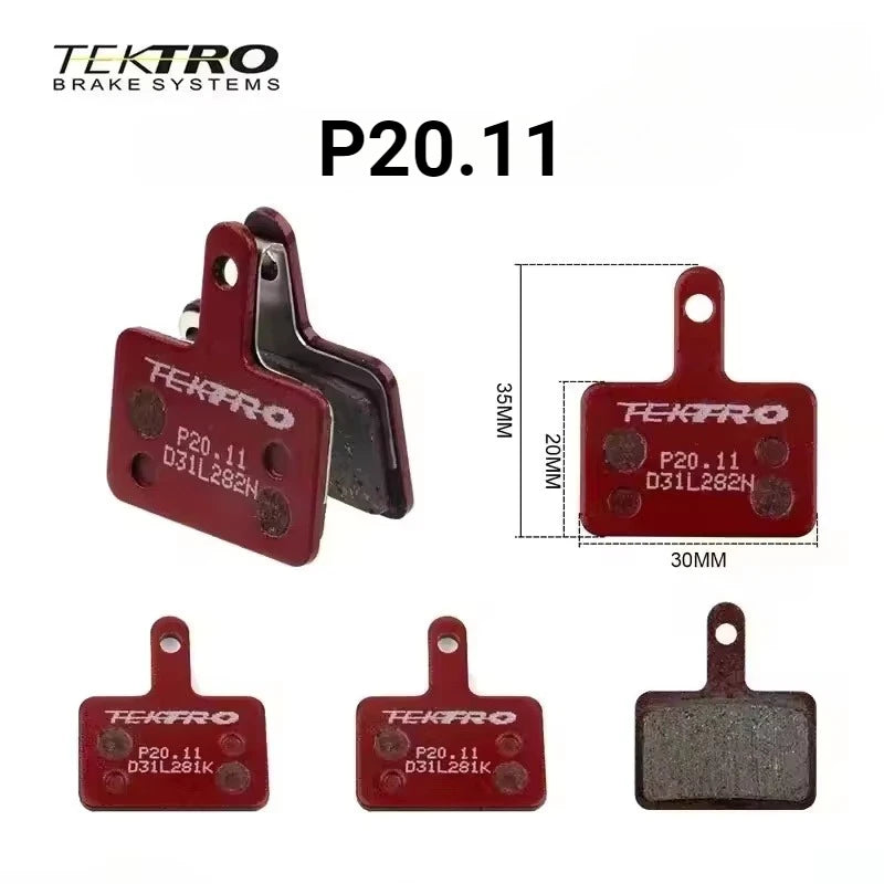 TEKTRO Bicycle Brake Pads P20.11 High Braking Performance Lo