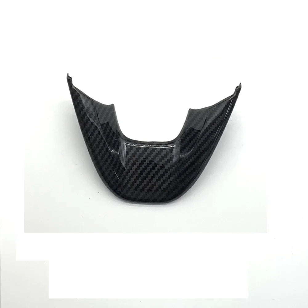 Carbon Fiber Style ABS Car Steering Wheel Cover Trim Interio