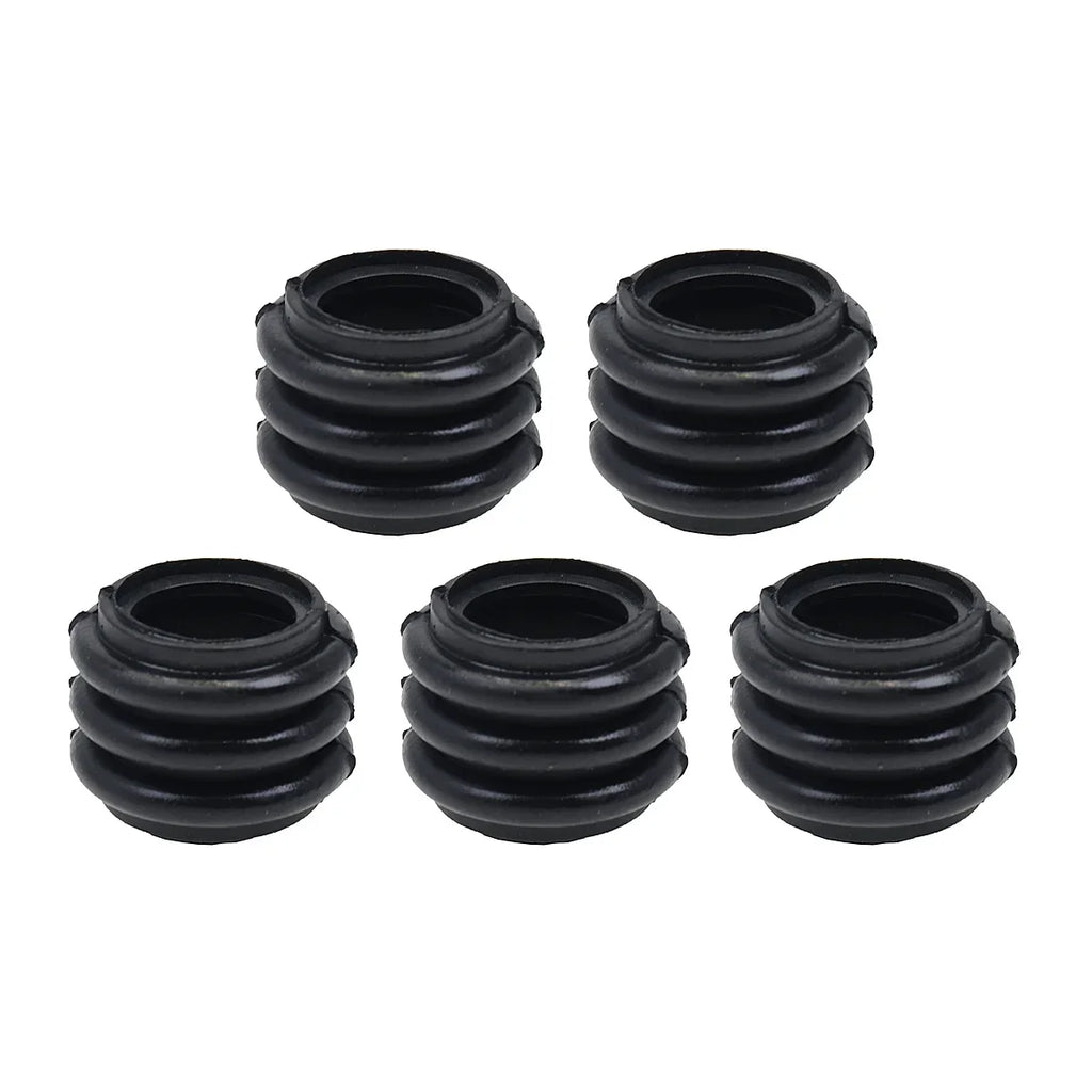 10Pcs 8mm Car Brake Pump Dust Cap Oil Drain Screw Cap Brake Caliper Bleed Nipple Black Screw Dust Caps Cover Rubber Motorcycle