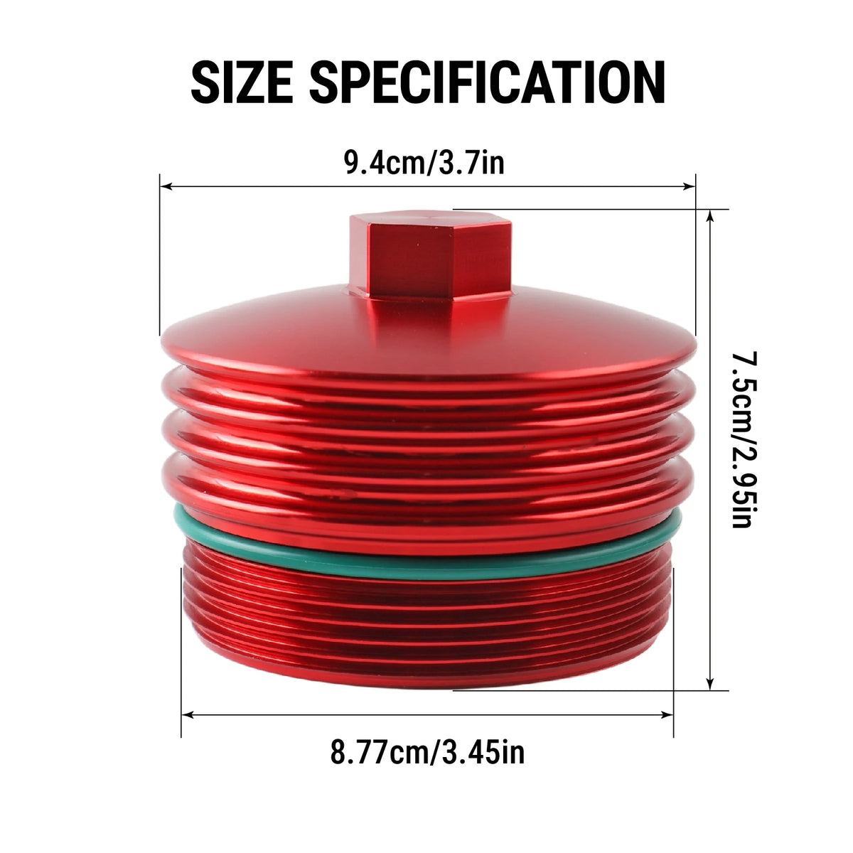 PIKBUK Aluminum BILLET OIL FILTER HOUSING FOR N20 N26 N52 N5
