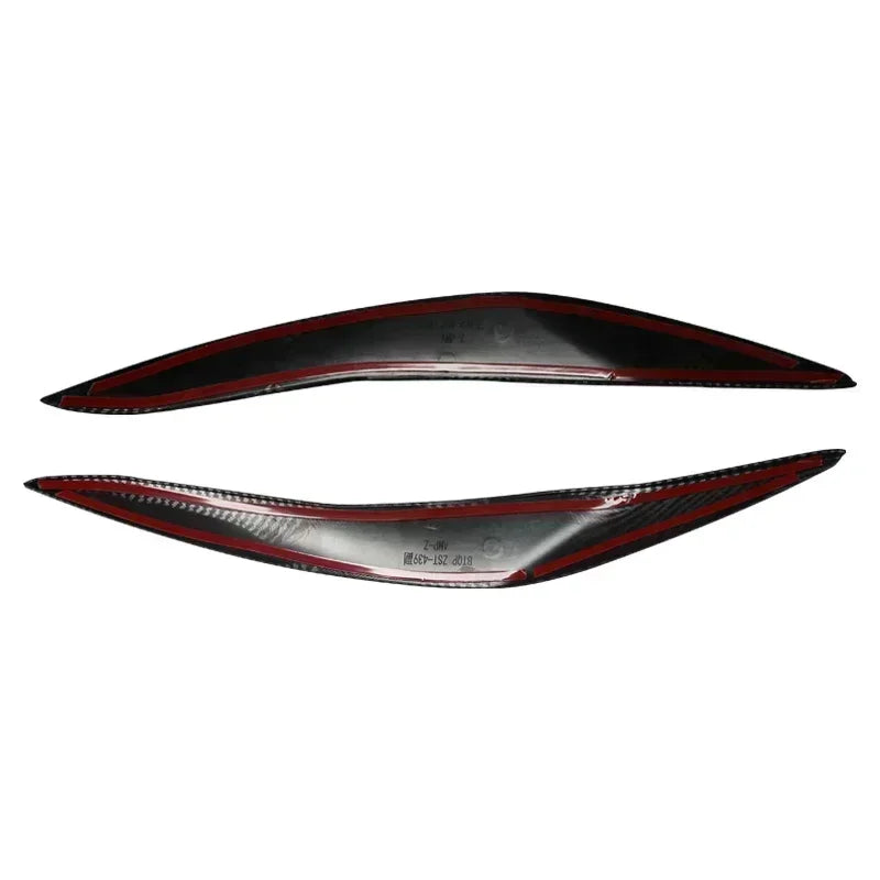 2Pcs Car Front Headlight Eyelids Eyebrow Cover Trim For BMW 