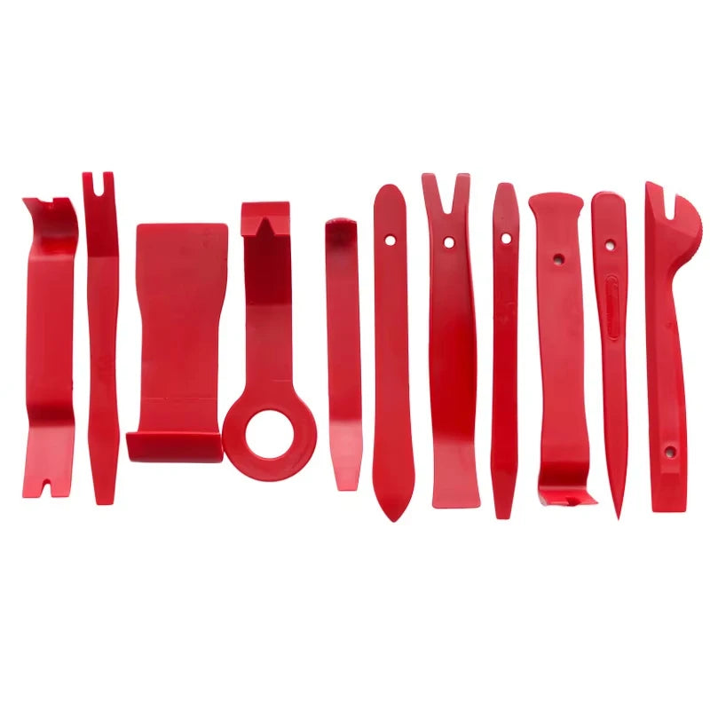 Auto Car Door Dash Radio Panel Trim Removal Pry Tool Kit Disassembly Repair Installer Interior Plastic Clip Conversion Hand Set