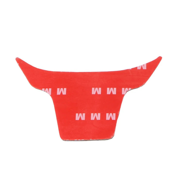 Car Steering Wheel Carbon Fiber Pattern Trim Si Emblem ABS S
