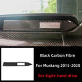 For Ford Mustang 2015-2021 Car Accessories Carbon Fiber Interior Car Dashboard Decoration Strip Sticker Car Styling Trim Cover